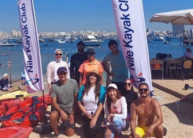 KAYAK ON THE ALEXANDRIA BAHARY BEACH